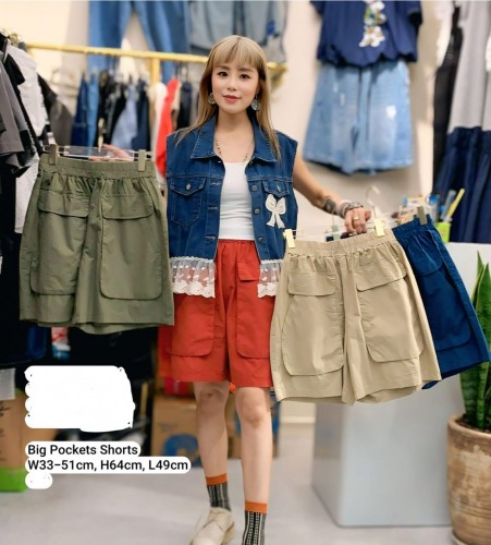  YY154 Big picket  shorts 
