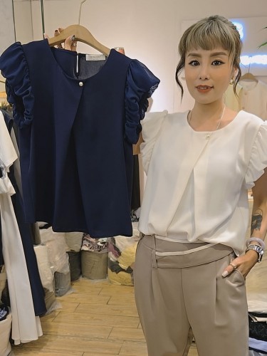 GG41 Ruffle4d Sleeve Blouse 