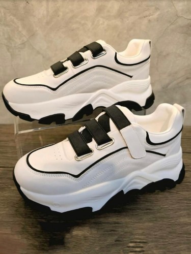 PA90 White Velcro Sneakers