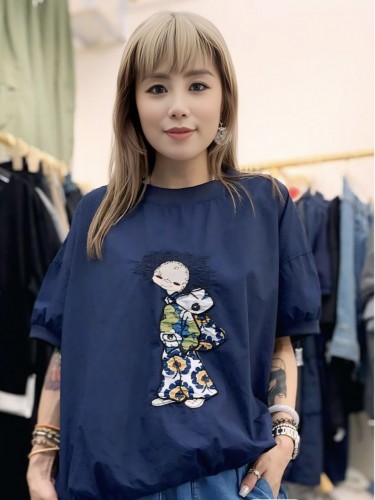 YY250 Qom print tee