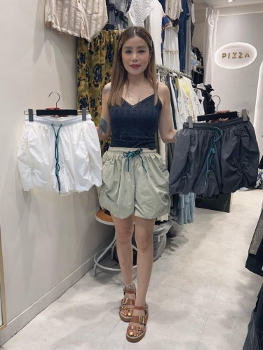 PA142 Bubble Drawstring shorts