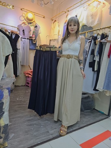 Pe14-Baggy Pants with Belt