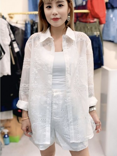 複製 MK170 mesh top with pants set