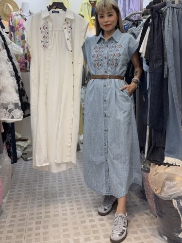 GA110 Denim EMb shirt