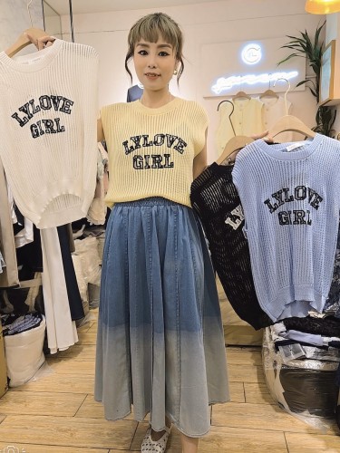  GG50 Sleeveless LYLOVE Knit top