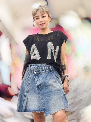 ON 59Blue Denim Skort