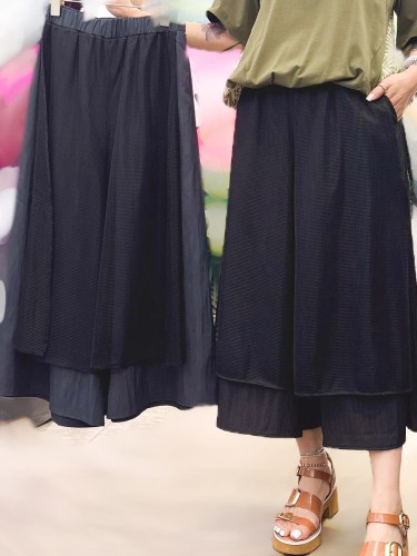 ON42 Mesh Overlay Culottes