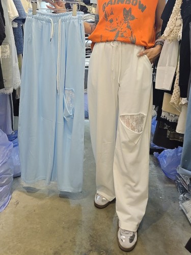 AQ270 Drawstring Long Pants