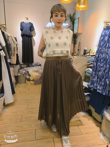 GG58 Brown Balzhe Skirt