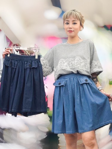 ON48 Soft Denim Bermuda Shorts